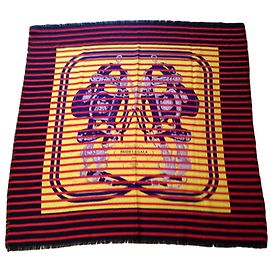 Sciarpa Hermès Brides of Gala in cashmere e seta Multicolore