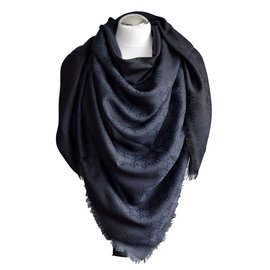 SCIARPE GGWEB GUCCI NUOVO Blu navy