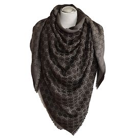 SCIARPA GUCCI GGWEB NUOVO COLORE MARRONE Marrone