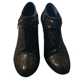 Christian Dior-Boots Cannage-Noir