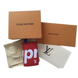 Louis Vuitton x Supreme Pocket Organizer Rosso