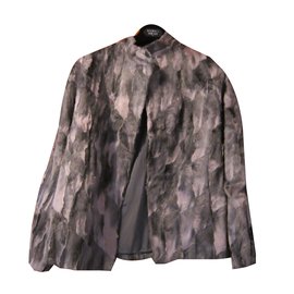 Autre Marque Grey Fur Jacket Grey