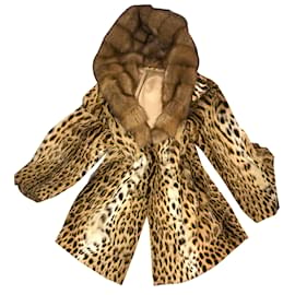Autre Marque-Casacos Russie-Estampa de leopardo