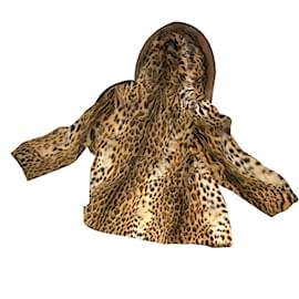 Autre Marque-Russie Jackets-Estampado de leopardo