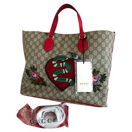 Gucci-Gucci Edición limitada Soft GG Supreme Tote Bag - ¡A estrenar con etiquetas!-Beige