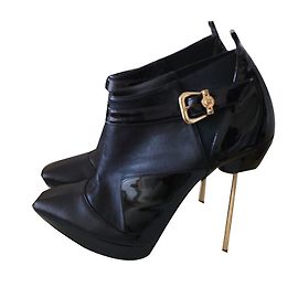 Versace Stiefel Schwarz