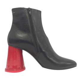 Mm6 Bottines Noir