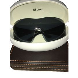 Céline Black Plastic Sunglasses Black