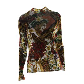 Kenzo Top Multicolore Bordò
