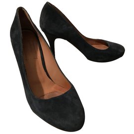 Massimo Dutti Escarpins Bleu