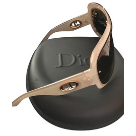 Christian Dior-Sonnenbrille-Beige