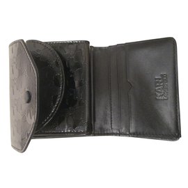 Karl Lagerfeld-Wallets-Black