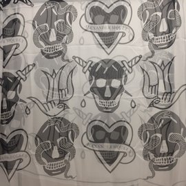 Alexander Mcqueen-Silk scarves-White