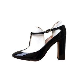 Valentino Escarpins Noir Blanc