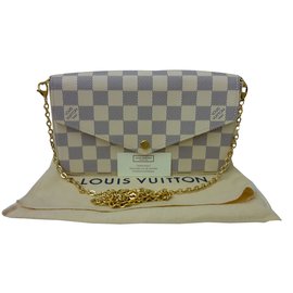 Louis Vuitton-Bolsas-Bege
