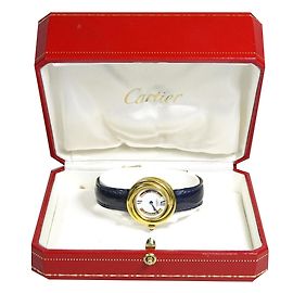 CARTIER Reloj Trinity de oro tres Azul Dorado
