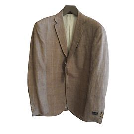 Blazer de hombre Romeo gigli hecho a mano de lino. Multicolor