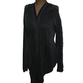 Chaleco asimétrico oversize Calvin Klein gris oscuro algodón XXL Gris antracita