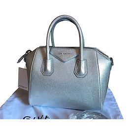 Borsa Antigona Givenchy in pelle argento Grigio