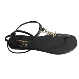 Saint Laurent-Sandals-Black