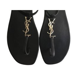 Saint Laurent-Sandals-Black