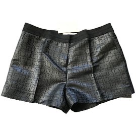 Vanessa Bruno Athe Shorts Dunkelgrau Polyester Anthrazitgrau