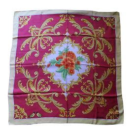 Lancel Foulard "Perroquets" Valeur 200 € Multicolore