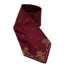 Versace Corbatas Burdeos