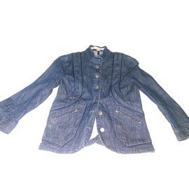 Stella Mc Cartney-Jackets-Blue