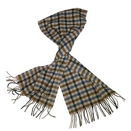 Aquascutum Sciarpe da uomo Marrone Blu Beige