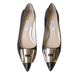 Coach Heels Black