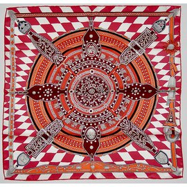 Hermès Sciarpe di seta Multicolore