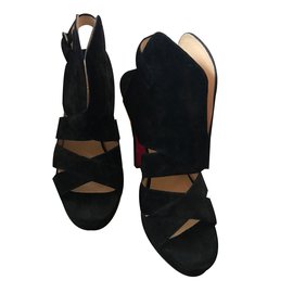 Christian Louboutin-Sandals-Black