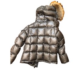 Moncler-Boy Coats Outerwear-Silvery