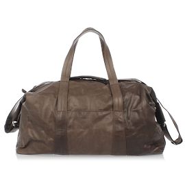 Maison Martin Margiela Novo saco de couro duffle Marrom