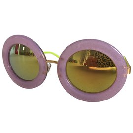 Linda Farrow-Lunettes-Multicolore