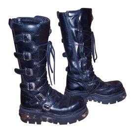 Autre Marque-Boots-Black