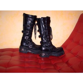 Autre Marque-Boots-Black