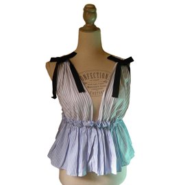 Zara Top Blu