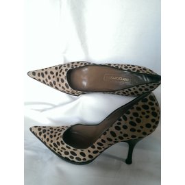 Sergio Rossi-Zapatillas-Estampado de leopardo