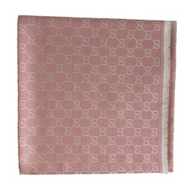 Gucci-Guccissima Schal New Pink-Pink