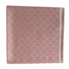Sciarpa Guccissima nuova rosa Rosa