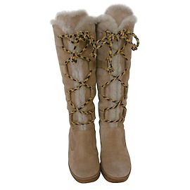 Emilio Pucci Bottes Beige