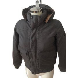 Finger in the nose-Boy Coats Outerwear-Grey