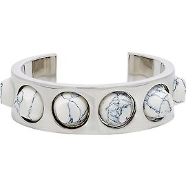 Balenciaga ARENA MARMOR STUD MANSCHETTE Silber