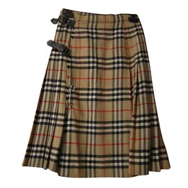 Burberry-Skirts-Beige