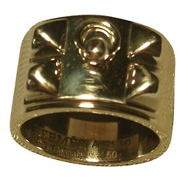 Hermès Collier de Chien Ring Silber