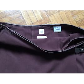 Hermès-Skirts-Brown