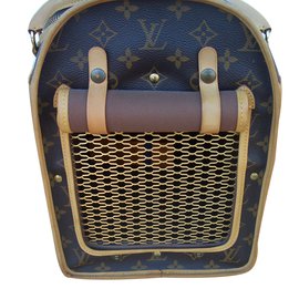 Louis Vuitton-dog bag-Marron