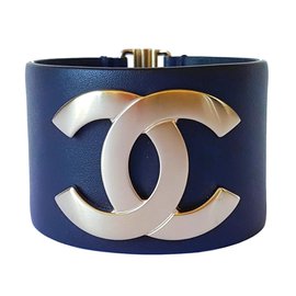 Chanel-Armbänder-Marineblau
